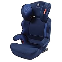 Diono Everett NXT High Back Booster Car Seat with Rigid Latch, Lightweight Slim Fit Design, 8 Years 1 Booster Seat, Blue