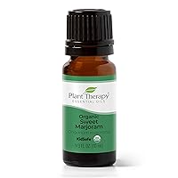 Plant Therapy Marjoram Sweet Organic Essential Oil 10 mL (1/3 oz) 100% Pure, Undiluted, Therapeutic Grade