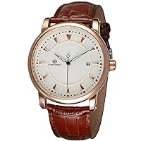 Forsining Men's Automatic Analogue Quality Wristwath with Leather Strap
