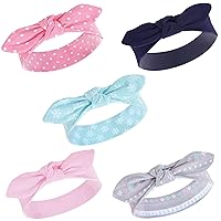 Cotton and Synthetic Headbands, Size 0-24 Months