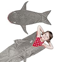Kinder Schlafsack Kinderschlafsack Hai Shark Schlafsäcke Schlafdecke 148cm Neu 