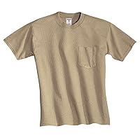 Dri-Power Mens Active Pocket T-Shirt 2X-Large Khaki