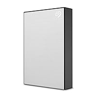 Seagate One Touch 4TB External Hard Drive HDD – Silver USB 3.0 for PC Laptop and Mac, 1 Year MylioCreate, 4 Months Adobe Creative Cloud Photography Plan (STKC4000401)