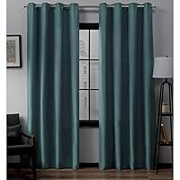 Exclusive Home Loha Linen Grommet Top Curtain Panel Pair, 54