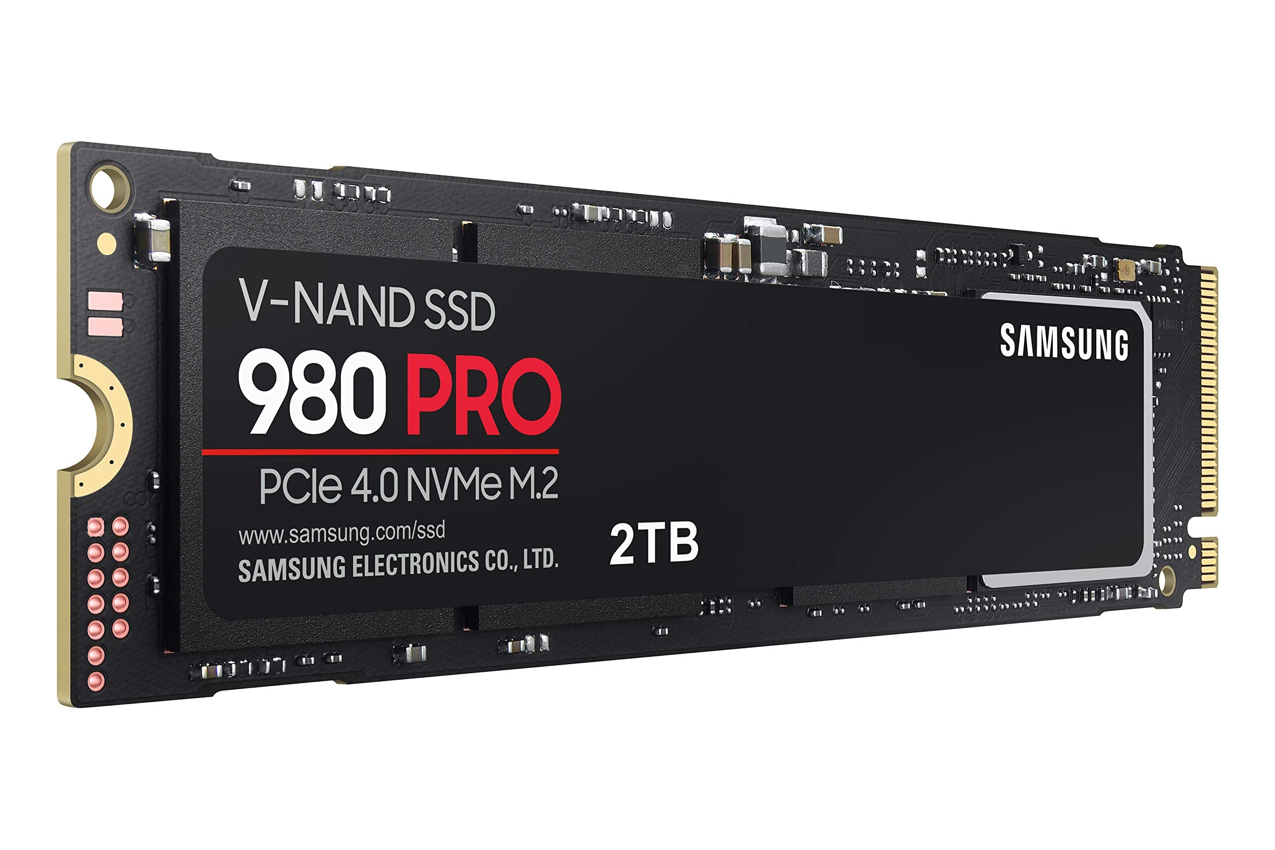 SAMSUNG 980 PRO SSD 2TB PCIe NVMe Gen 4 Gaming M.2 Internal Solid State Drive Memory Card + 2mo Adobe CC Photography, Maximum Speed, Thermal Control (MZ-V8P2T0B)