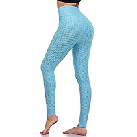 Women's Scrunch Butt Lifting Leggings Stretchy High Waisted Yoga Pants Workout Textured Booty Tights