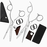 Fagaci Professional Hair Scissors & Thinning Shears Extreme Cut, ATS314 Steel Hair Cutting Scissors Professional, 440C Steel Thinning Scissors, Hair Shears, Hair Scissors Professional, Barber Scissors