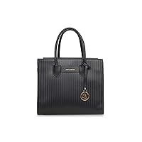 Sara Leather Handbag - Black