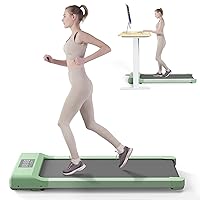 Walking Pad, 2 in 1 Under Desk Treadmill with 2.5HP, Walking Pad Treadmill for Home and Office, Installation-Free Standing Desk Treadmill with Remote Control, LED Display