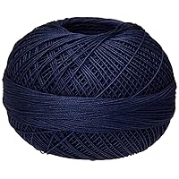 Handy Hands Lizbeth Premium Cotton Thread, Size 40, Navy Blue,HH40654