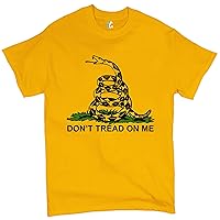 Don't Tread On Me T-Shirt Gadsden Flag American Patriot US Men's Novelty Shirt