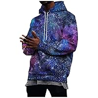 Hoodies For Men Sweatshirt Tie Dye Hoodie Mens Novelty Hood Pullover Plus Size Printed Sweatshirts With Pocket