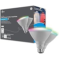 CYNC Smart LED Light Bulb, PAR38 Flood Light Outdoor, Works with Amazon Alexa and Google Home, WiFi Light, Color Changing Light Bulb, 90W Equivalent, (Pack of 2)