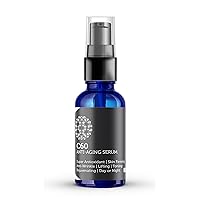 Carbon 60 Anti-Aging Face Serum 30ml with Hyaluronic Acid, Plant Stem Cells, Peptides, Vitamins B + C & Anti Aging Wrinkle Complexes for Men & Women Made with Organic Ingredients