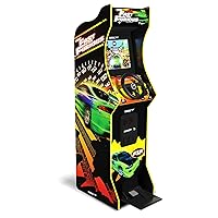 ARCADE1UP The Fast & The Furious Deluxe Arcade Game for Your Home, with 5-Foot-Tall Stand-up Cabinet, 2 Classic Games, and 17-inch LCD Screen
