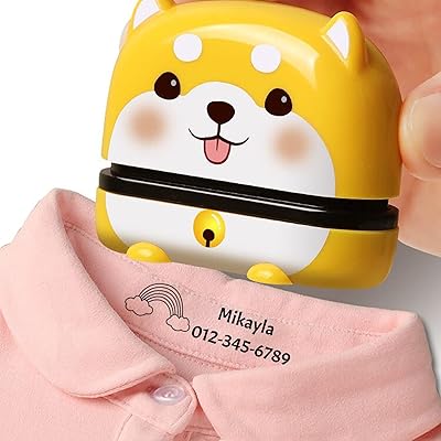 Name Stamp Clothing Kids,The Name Stamp for Clothes,Cartoon Pattern Style Name Stamp,Custom Name Stamp,4 Colors and 36 Cartoon Patterns