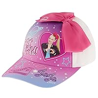 Nickelodeon Girls Baseball Cap, JoJo Siwa Adjustable Kids Hat For Ages 4-7