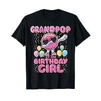 Grandpop Of The Birthday Girl Donut Bday Party Grandfather T-Shirt