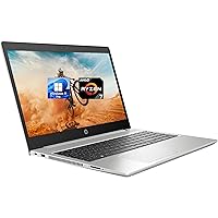 HP ProBook 455 G7 15.6” HD Notebook PC, AMD Ryzen 7 4700U, 32GB RAM, 2TB NVMe SSD, AC Wi-Fi, Bluetooth, Webcam, SD Card Reader, HDMI - Windows 10 Pro, Silver (Renewed)