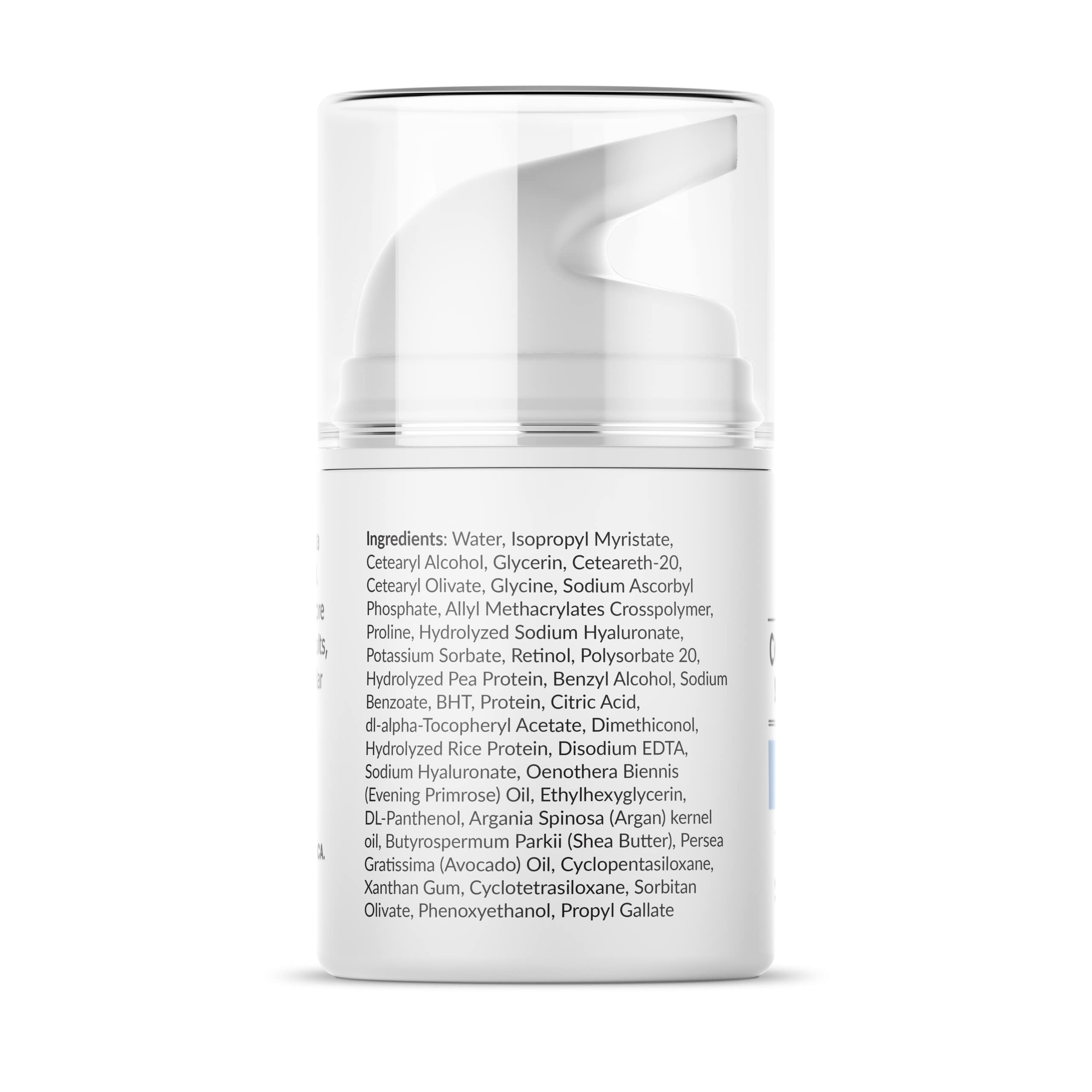 Retinol + Complete Anti-Aging Facial Moisturizer Cream with Hyaluronic Acid & Breakthrough Anti Wrinkle Complex - For Face and Eye Area 1.7 FL OZ