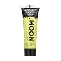 Moon Glow - 0.42oz Blacklight Neon UV Face & Body Paint - Pastel Yellow