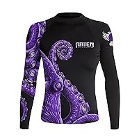 Women's Kraken Octopus Rash Guard MMA BJJ