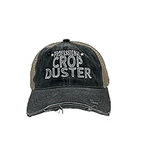 Crazy Dog T-Shirts Professional Crop Duster Hat Funny Stinky Fart Joke Cap