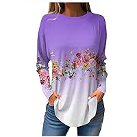 Oversize Tops for Women Funny Shirt Vacation Shirt Funny Shirt Button Down Shirts for Women Hawaiian Shirt Graphic Tees Plaid Shirts for Women Purple M