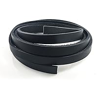 Black Latigo Leather Strip 1/2