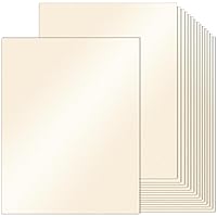 Cream Shimmer Cardstock 100 Sheets - Ohuhu 8.5