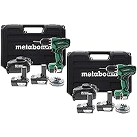 Metabo HPT DS10DFL2 10.8-12V Drill Driver Kit - 2-Pack