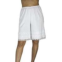 Cotton Knit Snip-A-Length Pettipants Culotte Slip Bloomers Split Skirt