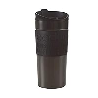 Bodum Travel Mug, Vacuum Insulated, 12oz, Gun Metal