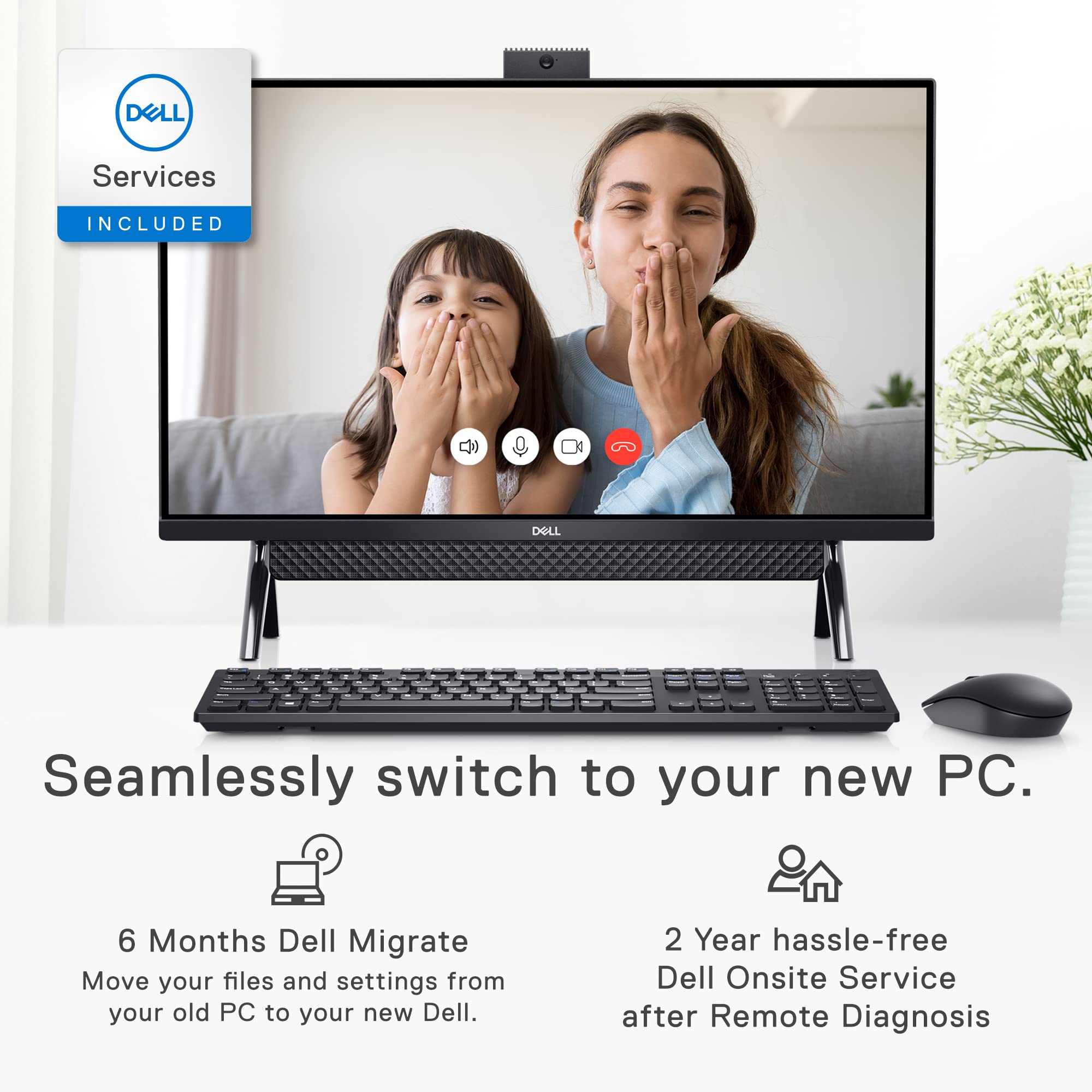 Mua Dell Inspiron 7700 27-inch All in One Desktop Computer - FHD (1920 x  1080) Display, Pop-Up Webcam, Intel Core i7-1165G7, 12GB DDR4 RAM, 1TB HDD,  Intel Iris Xe Graphics, Windows 11