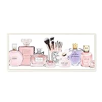 Stupell Industries Women's Fashion Fragrance Glam Accessories, Design by Amanda Greenwood Wall Plaque, 7 x 17