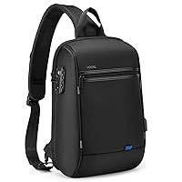 VGOAL Sling Backpack Men'S Chest Bag Shoulder Crossbody Sling Backpack with TSA Lock and USB Fit 13.3 Inch