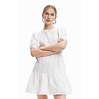 Desigual Women's Woman Woven Dress Short Sleeve