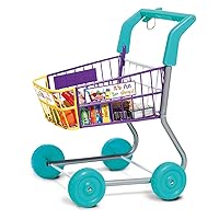 Shopping Trolley - Colourful Toy Shopping Trolley for Children Aged 3 Plus - Equipped with Everything Needed for an Exciting Shopping Trip