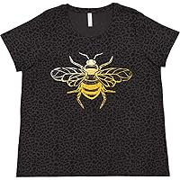 inktastic Golden Bee Women's Plus Size T-Shirt