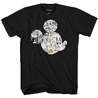 Mickey Mouse Comic Strips Classic Vintage Licensed Adult Tee Graphic T-Shirt for Men Tshirt Clothing Apparel