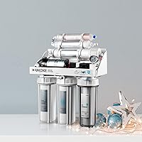 RO75GP 6 Stages Reverse Osmosis Water Filtration System, Under Sink pH+ Alkaline Remineralizing RO filter & Softener, NSF/ANSI 58 & IAPMO Platinum Seal Certified, 75 GPD, White with Pump