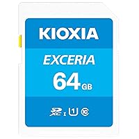KIOXIA KLNEA064G Former Toshiba Memory SDXC Card, 64 GB, UHS-I, Class 10, Maximum Read Speed 100 MB/s, Made in Japan, Authentic Product