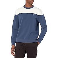 GUESS Men's Eco Danny Color-Block Sweatshirt