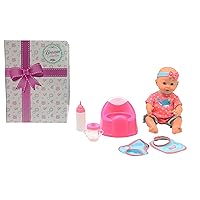 Dream Collection, Drink & Wet Baby Doll with Training Potty - Lifelike Baby Doll and Accessories for Realistic Pretend Play, Hard Body - 14”