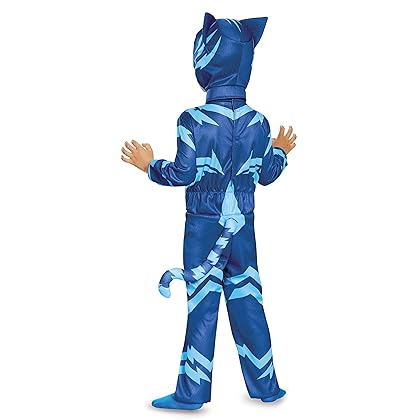 Catboy Costume for Kids, Official PJ Masks Costume Jumpsuit