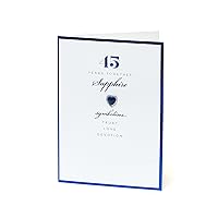 Sapphire Anniversary 45 Years Card