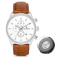 Vincero Luxury Chrono S Men's Watch – 43 mm Chronograph Watch – Japanese Quartz Movement