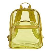Vera Bradley Clear Large Backpack, Golden Olive