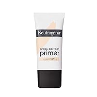 Neutrogena Prep + Correct Primer for Tone Correcting, Peach-Toned Makeup Primer with Seaweed Extract to Help Even Skin Tone & Reduce Dark Spots, 1.0 oz