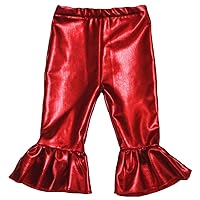 Petitebella Plain Red Bling Pant Trouser Girl Clothing 1-8y